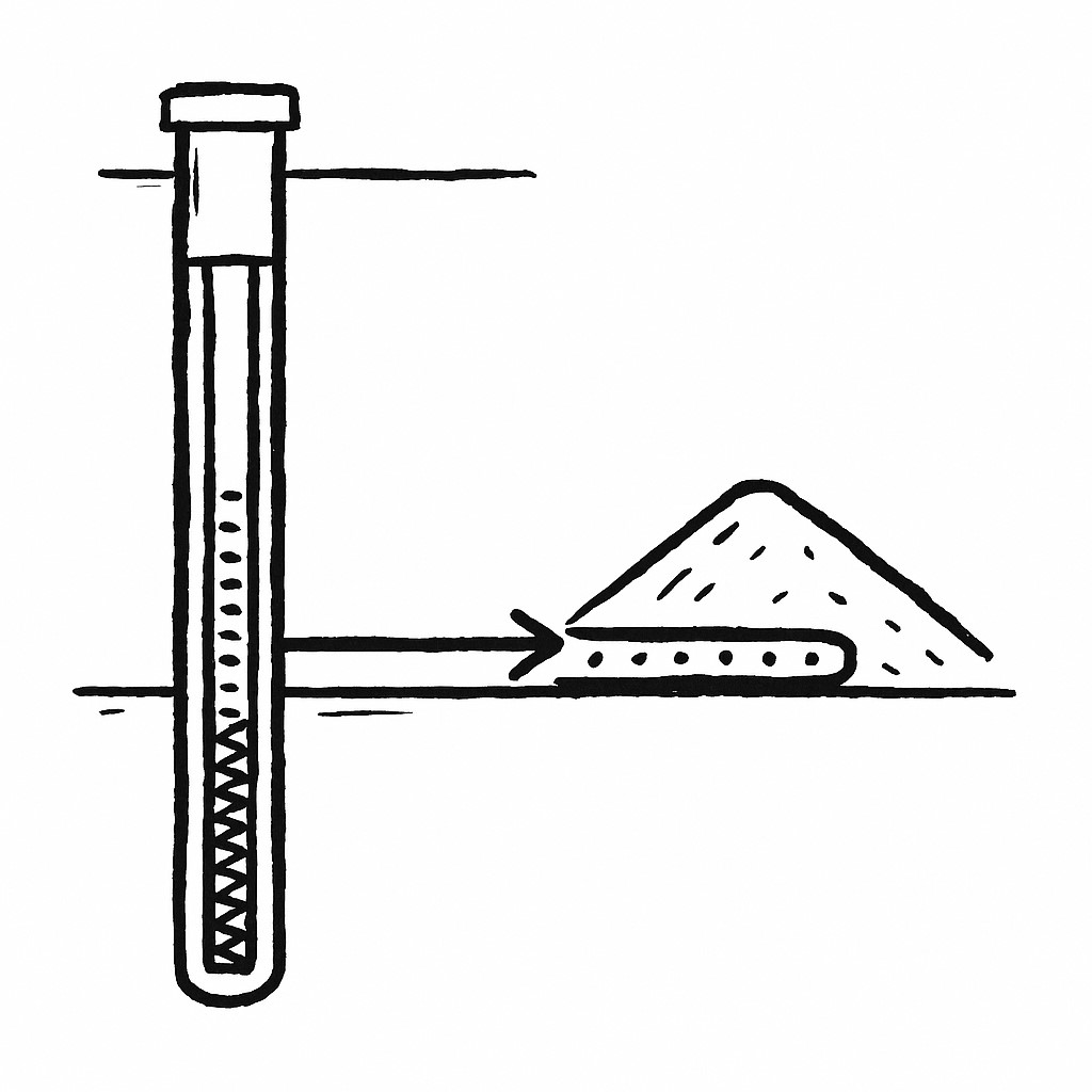 Well design and groundwater illustration